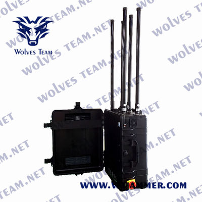 a frequência 20-3000MHz completa todo o poder superior do jammer do sinal do telefone celular personaliza o jammer exterior impermeável do sinal da frequência
