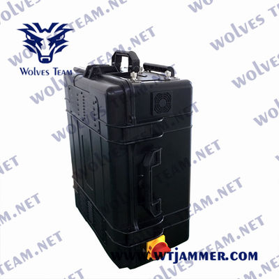 Jammer exterior impermeável da frequência completa durável das faixas das forças armadas 12 todo o jammer do sinal do telefone celular