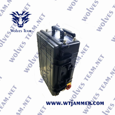 O Portable militar personaliza o jammer exterior impermeável do sinal da frequência todo o jammer do sinal do telefone celular