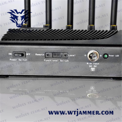 Desktop 40 medidores de jammer interno do sinal de 12w