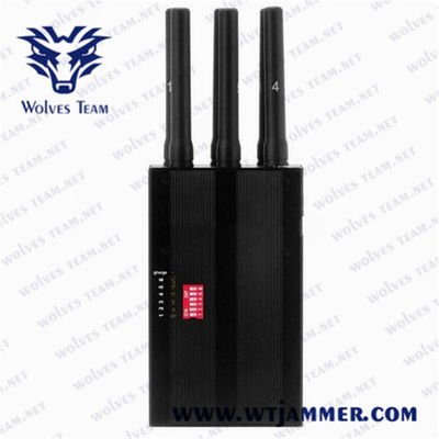 Jammer Handheld do sinal 4.8W da DCS PCS 3G 4G 15M