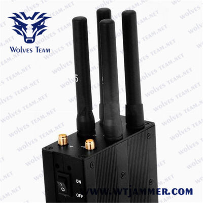 Jammer Handheld do sinal 4.8W da DCS PCS 3G 4G 15M