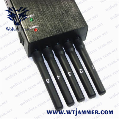 Jammer portátil dos Gps 1.5W da antena 15m do peso leve 5