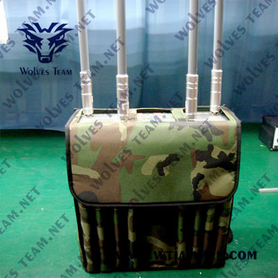 80 jammer de Manpack RF do jammer do sinal do telefone de 5G células da trouxa 4G do EOD do poder superior de watt