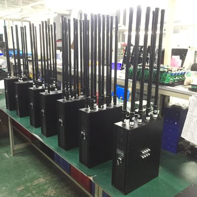 comprar 2000M GPS de alta potência durável WIFI5.8G Drone Jammer de sinal Mochila à prova d'água UAV Jammer online manufacture