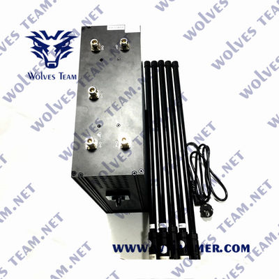 jammer durável militar da trouxa do sinal do zangão de GPS WIFI5.8G do poder superior 90W