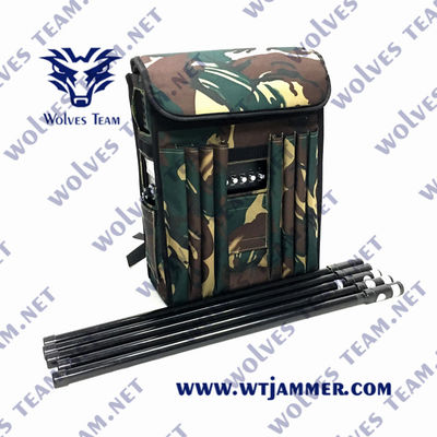 jammer durável militar da trouxa do sinal do zangão de GPS WIFI5.8G do poder superior 90W