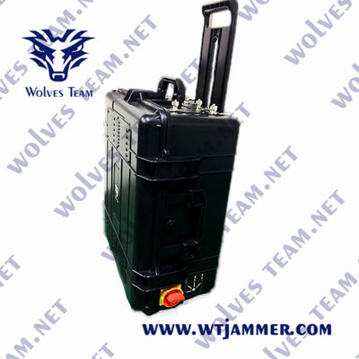 poder superior 600W jammer do zangão de 2,4 gigahertz até 2500m