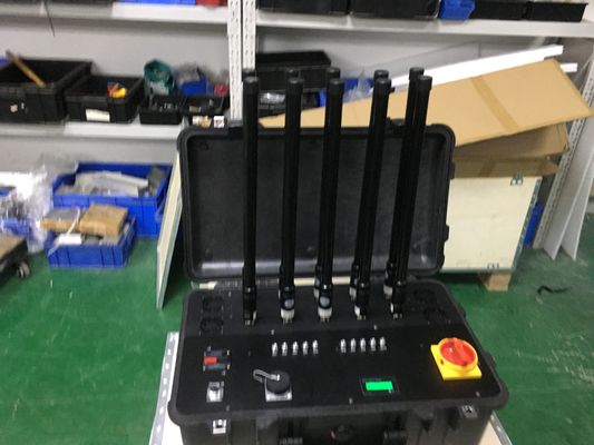 Buil T - no fã 6 une o jammer de uma comunicação do zangão 600W