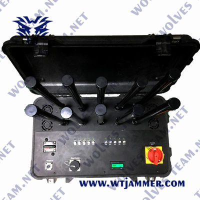 comprar 600 Watt 2.4G 5.8G portaveis anti-drone jammers online manufacture
