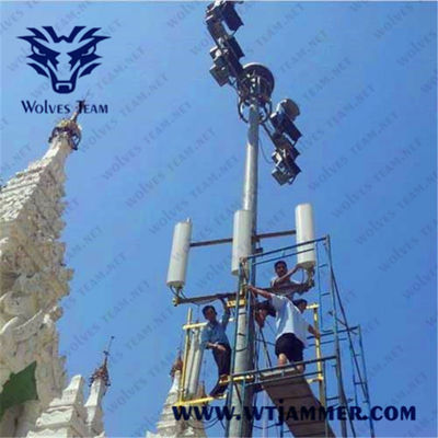 Jammer militar da cadeia da prisão das faixas de GPS WIFI 6