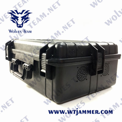 4G 100 bolsa portátil do jammer do telefone celular do medidor EIRP 30W