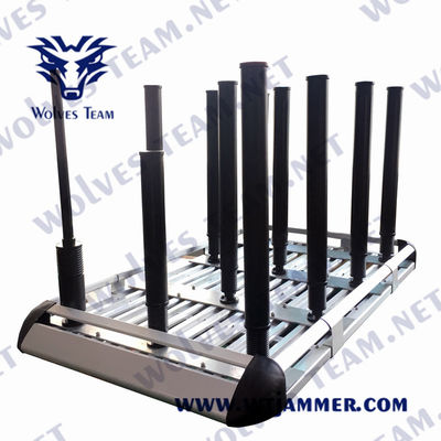 12 jammer da bomba do veículo do sinal das faixas 800m RF com trem do DDS