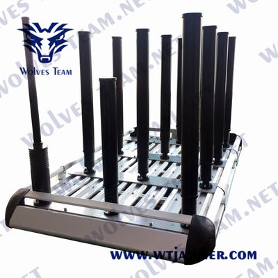 O diodo emissor de luz indica 330W 800 mede o jammer do sinal do telefone celular do RF