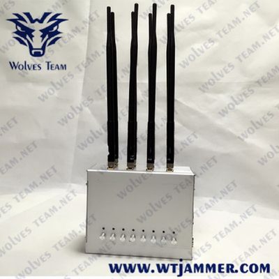 8 jammer Desktop GPS 3G 4G 16W do sinal da G/M CDMA das faixas