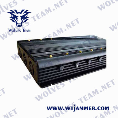 18 faixas Lojack 48W 5.2G 5.8G 5G todo o jammer do sinal do telefone celular
