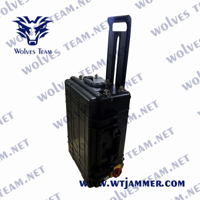 Jammer militar Omnidirectional 800m do sinal das antenas 600W RF