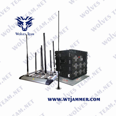 Jammer 600W da bomba das antenas Omnidirectional IED de exposição de diodo emissor de luz