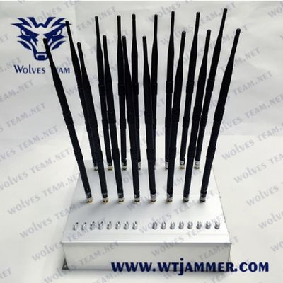Sinal Desktop do telefone celular que obstrui o jammer GPS WIFI 5.8G 3G 4G 5G
