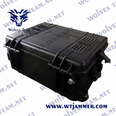 jammer impermeável do zangão do UAV do sinal do RF dos jammer do zangão de 2500m anti