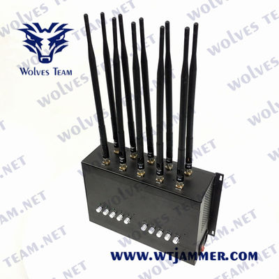comprar 10 jammer GPS 3G 4G CDMA do sinal da rede das faixas 30m 20W online manufacture