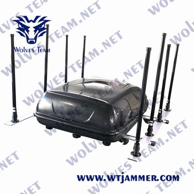 Jammer portátil 6000MHz do sinal do jammer 3G 4G da bomba do trem WCDMA do DDS