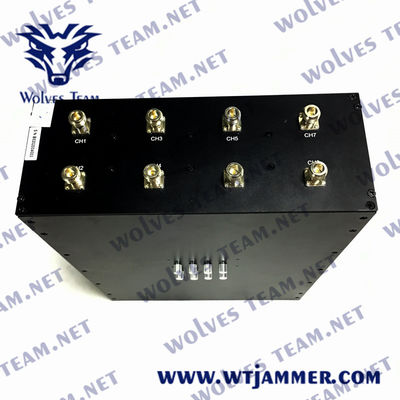 Faixas militares do jammer 4G 5G 80w 6 do sinal do EOD Manpack RF