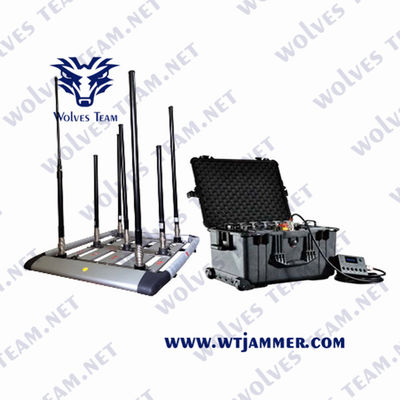 Jammer impermeável da bomba do veículo do jammer do sinal do telefone celular do FCC 5000MHz