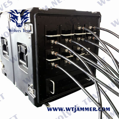 Jammer impermeável do sinal do telefone celular do RF do jammer da bomba do veículo de 6000Mhz 330W