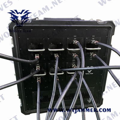 Jammer impermeável do sinal do telefone celular do RF do jammer da bomba do veículo de 6000Mhz 330W