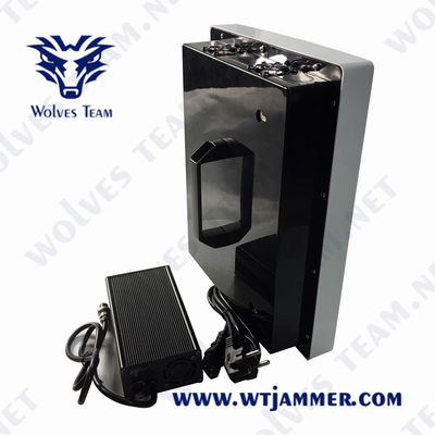Jammer 850MHz portátil do zangão do Uav de WiFi GPS 30w 1km anti