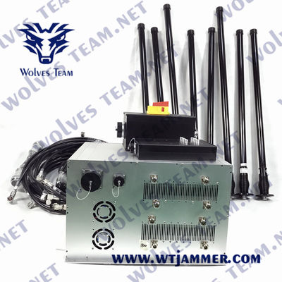 O rádio impermeável do jammer da bomba do veículo da antena 500W de TNC controlou 500m