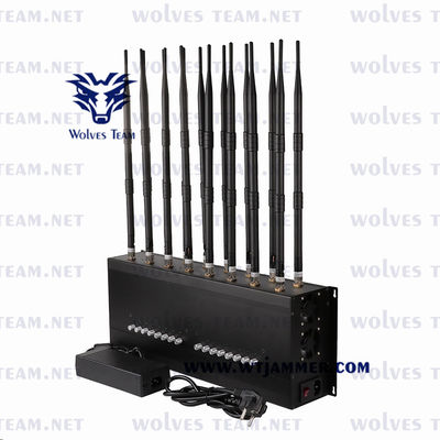 Sinal Desktop do telefone celular que obstrui o jammer 3G 4G 5G todo o jammer da faixa