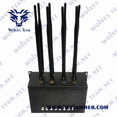 comprar 8 bandas portáteis de alta potência GSM 3G 4G 5G Jammer de sinal de telefone celular online manufacture
