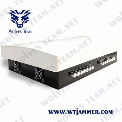 O jammer da G/M CDMA 3G 4G 5G WiFi2.4G GPS do telefone celular toda a frequência de TX cobriu jammer sem fio do sinal da ligação descendente o único