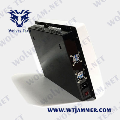 O jammer da G/M CDMA 3G 4G 5G WiFi2.4G GPS do telefone celular toda a frequência de TX cobriu jammer sem fio do sinal da ligação descendente o único