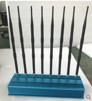 Jammer interno do sinal do telefone celular da G/M 3G 4G 5G com o carregador Omni-direcional externo poderoso do carro das antenas DC12V