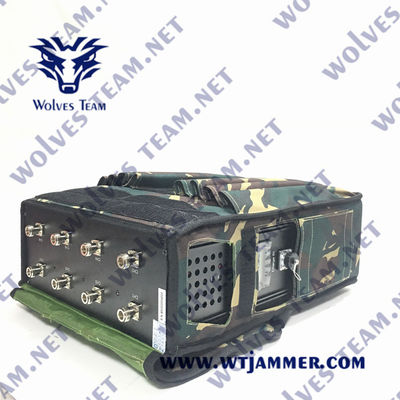 Jammer do sinal da trouxa da G/M 4G 5G GPS L1 do jammer de DC24V 200m RF Manpack