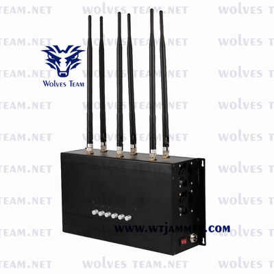 Jammer 3G 4G LTE 4G WIMAX do sinal do telefone celular da DCS PCS 35W da G/M CDMA