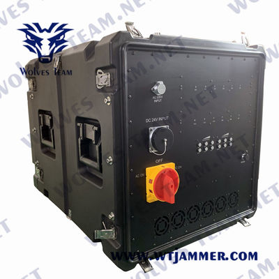 jammer impermeável da bomba do veículo militar do jammer 800m da bomba de 330W 6000Mhz IED