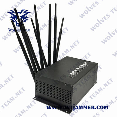 Jammer do VHF da frequência ultraelevada do jammer 35W do telefone celular de 240VAC G/M WiFi Lojack
