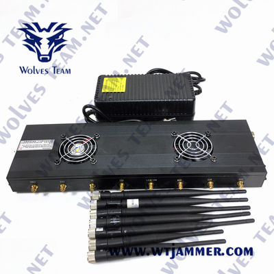 jammer da frequência ultraelevada do VHF do construtor AC100V 35W GPS do telefone celular de 3G 4G 5G G/M Lojack