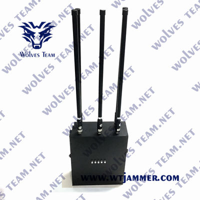 Faixas militares sistemáticas do jammer 4G 5G seis do sinal da trouxa 80W de 150m