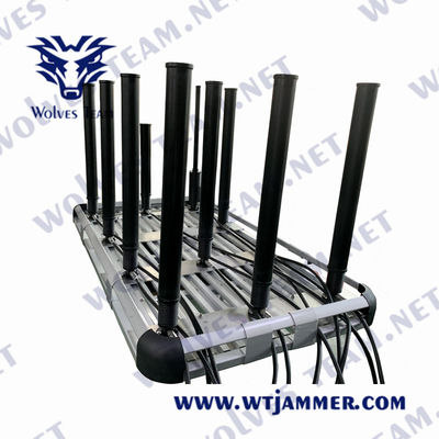 As faixas VCO do jammer 12 da bomba do protetor 330W RF IED de VSWR sintetizaram