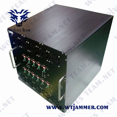 Jammer impermeável ajustável G/M CDMA 3G 4G do telefone do trem 240VAC do DDS