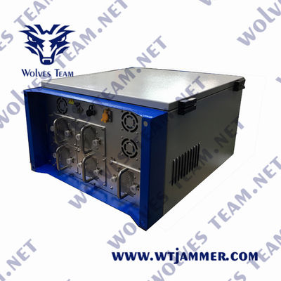 Jammer militar do zangão do sinal dos jammer 600W RF do zangão de WIFI 5.8G GPS anti