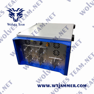 Jammer militar do zangão do sinal dos jammer 600W RF do zangão de WIFI 5.8G GPS anti