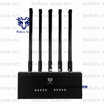 10 jammer móvel portátil do sinal de WIFI GPS Lojack do jammer da G/M CDMA das faixas