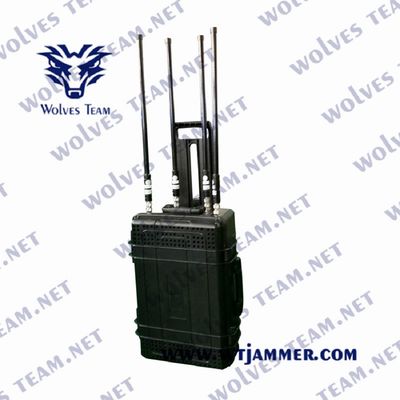 Jammer 900W da frequência ultraelevada do VHF do pelicano IP65 de UMTS WCDMA para o trem militar do veículo do VIP