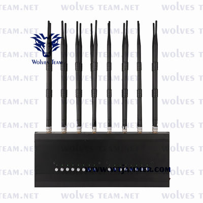 Antenas GPS Lojack RF do jammer 16 do sinal do telefone celular da G/M CDMA 35W